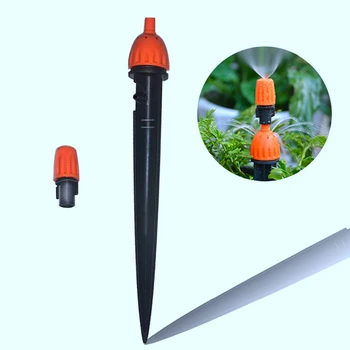 

LBER 1 Lot 10pcs Multifunctional Adjustable 8 Outlets Spray Dripper Irrigation Sprinklers Watering Kits Drip Irrigation System#2