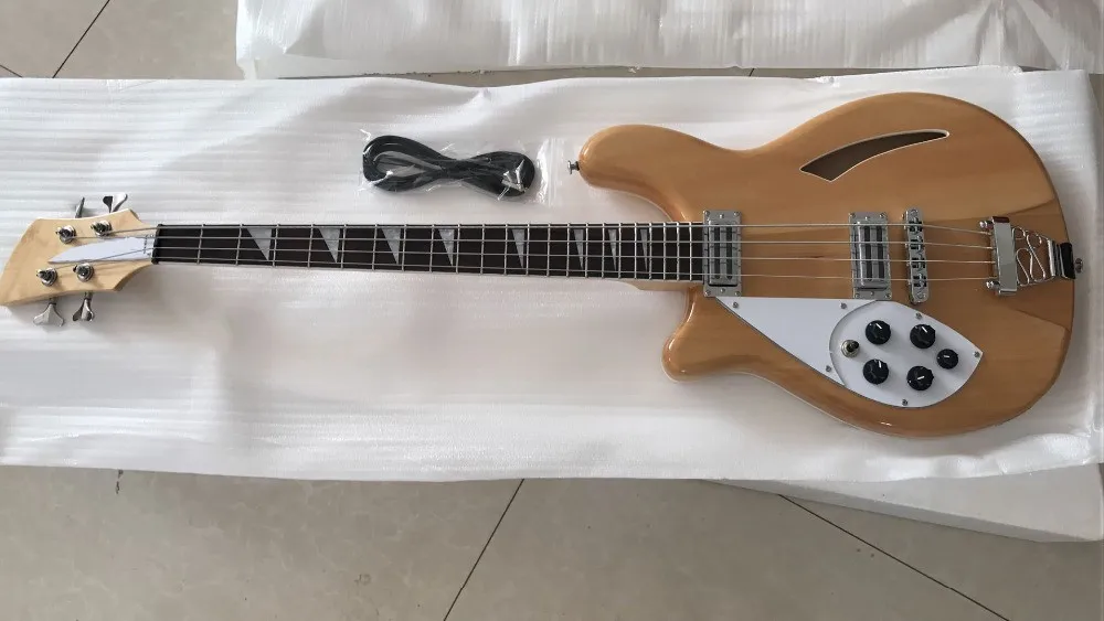 Новинка 2019 гитарная фабрика и левая 4-струнная Rickenback 360 электрический бас 30 дюймов