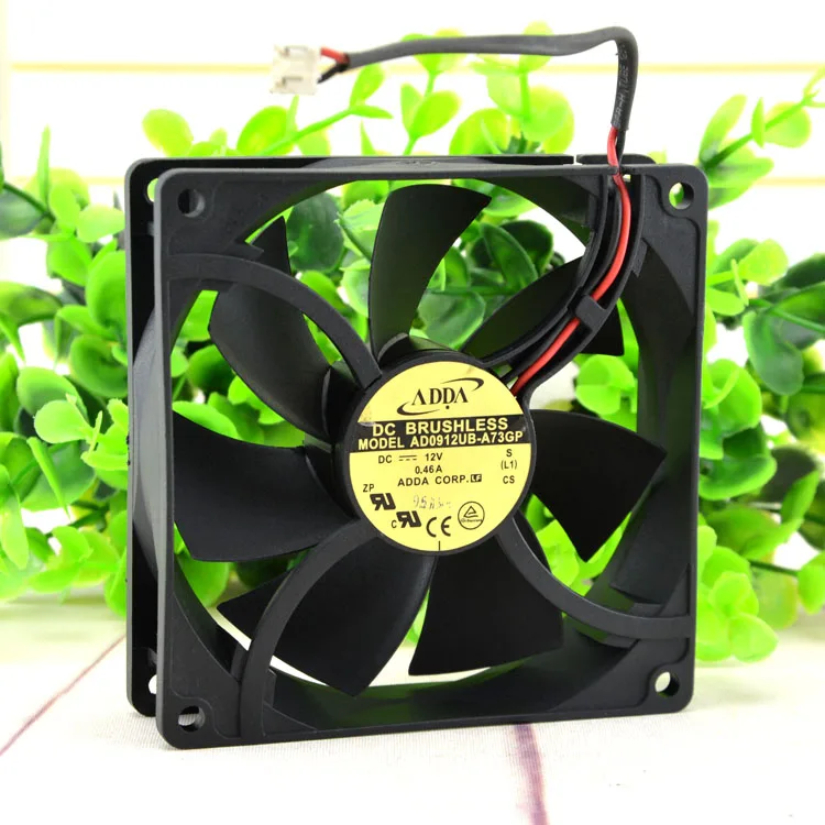 ADDA 9 см 12V 0.46A 9025 9225 AD0912UB-A73GP источник электропитания Chassis вентилятор для материнской платы