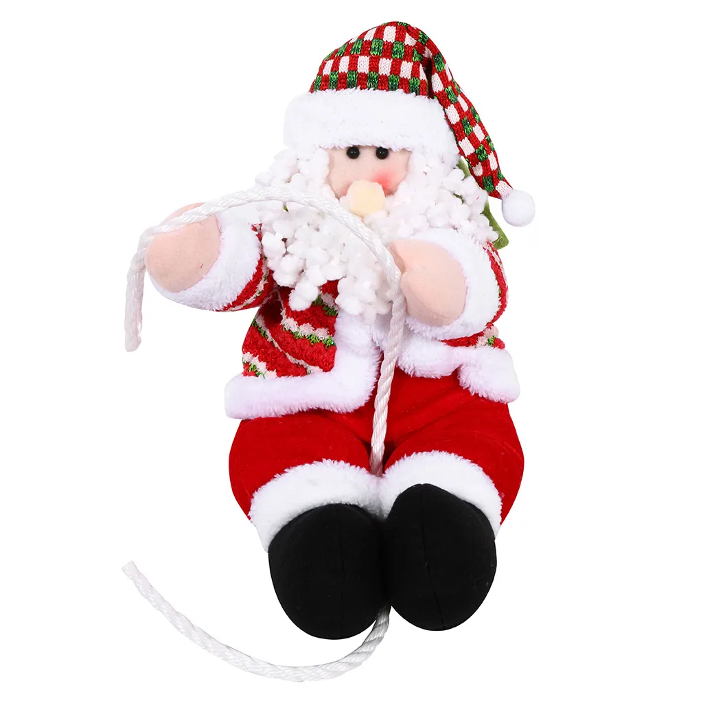 Рождественская елка, украшение, игрушки Снеговик на Рождество, Санта Клаус, лось, украшения для дома, рождественские куклы, Санта Клаус, снеговик, navidad