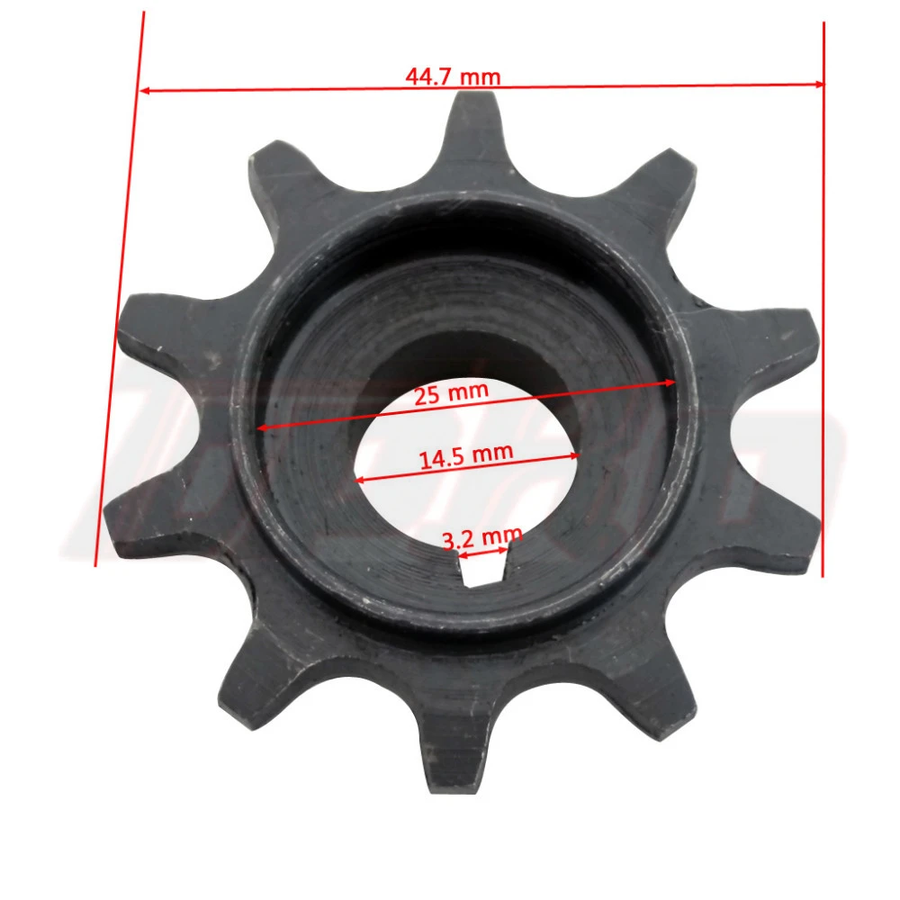 48cc 66cc 70cc 80cc 415 цепи 10 Зубы Мини спереди ДВИГАТЕЛИ для автомобиля звездочки Cog для 2 тактный двигатель моторизованный велосипед грязи питбайк Запчасти