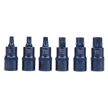 

Torx Screwdriver Adapter Bit 1/2 inch Socket Bits Drive Sockets Hand Tool