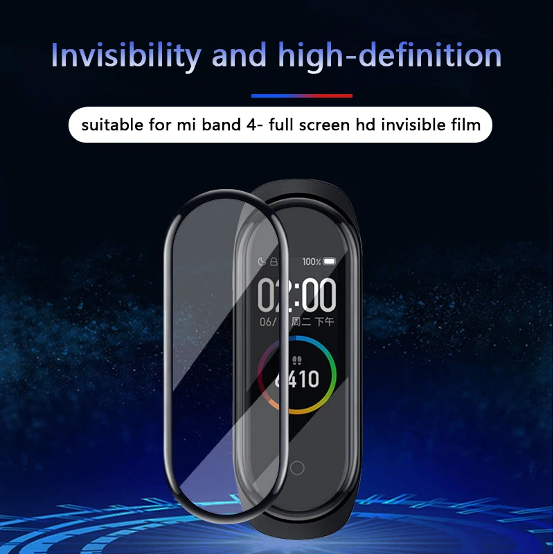 Защитная пленка Ottwn для Xiaomi Mi Band 4, мягкая пленка для Xiaomi Mi Band 4, взрывобезопасная/устойчивая к царапинам