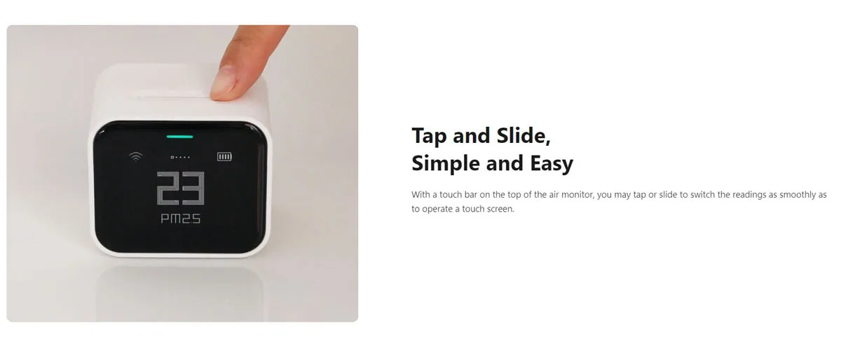 Qingping Air Detector Lite Mi Home APP Control description image 6
