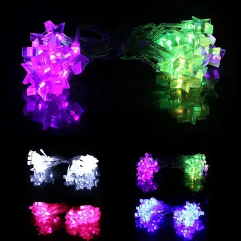 

New 30LED 3.2M Soft Five-pointed Star Christmas Tree Light Bulb Battery Operated Party Fairy String Light