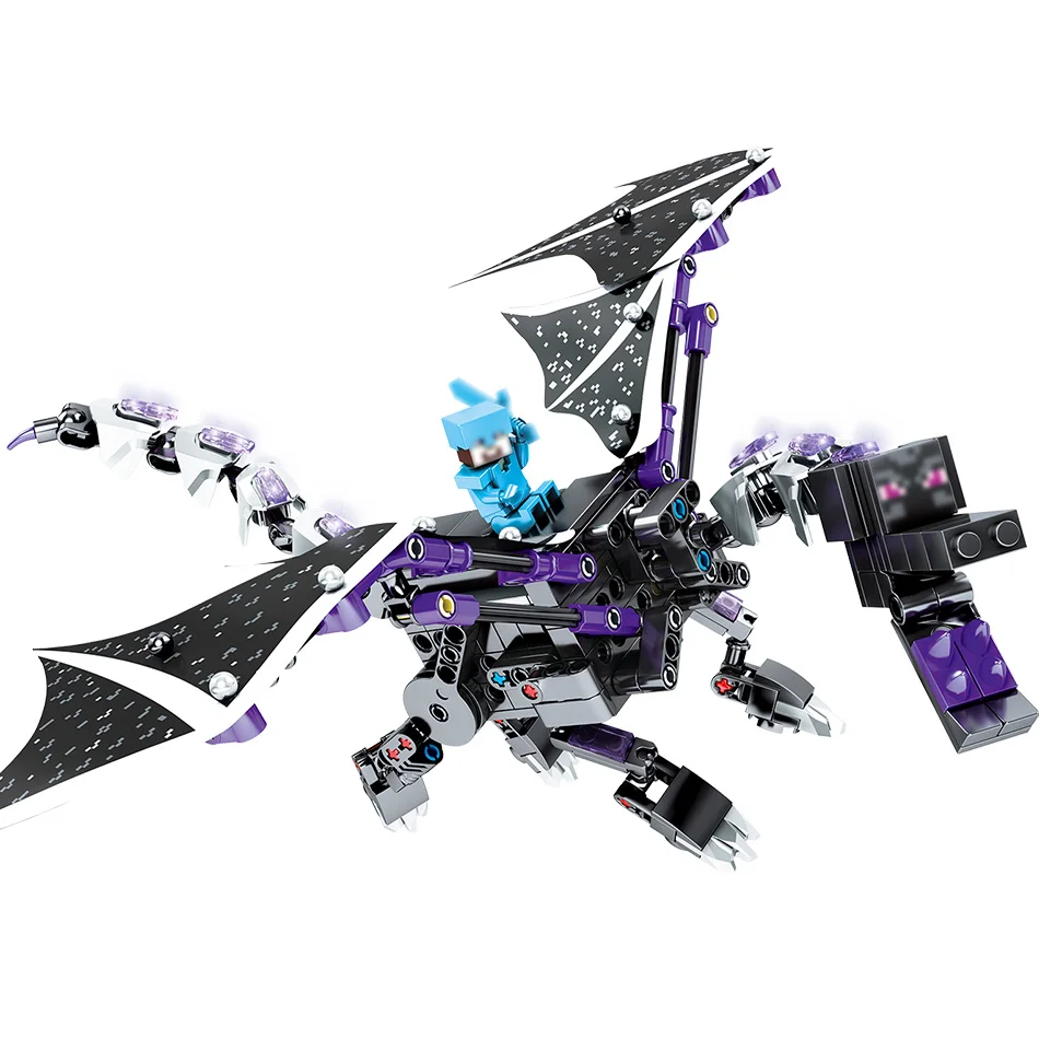 

285PCS Enderdragon Technic Assembled Model Building Blocks Toys for Children Kit DIY Educational Birthday Gifts MinecraftINGly