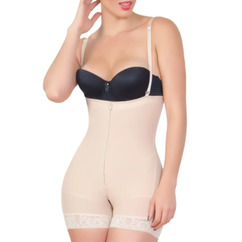 Fajas Sexy Lace Slimming Body Shaper Bodysuit Abdominal Control Waist Training Butt Lifter Flat Belly Shapewear