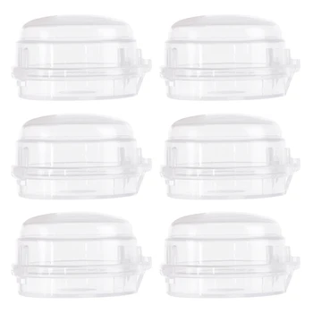 

6 Pack Mini Covers, Suit For Small Gas Knob,Safety Children Kitchen Stove Knob Covers