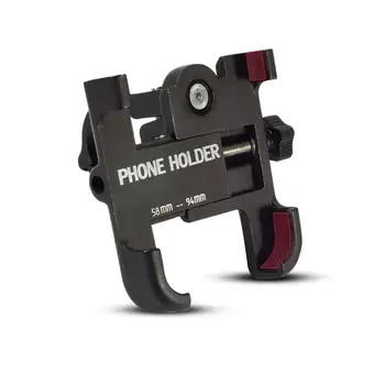 

Bicycle And Motorcycle Aluminum Alloy Mobile Phone Holder Suitable For Most Smartphones Adjustable Mobile Phone Holder