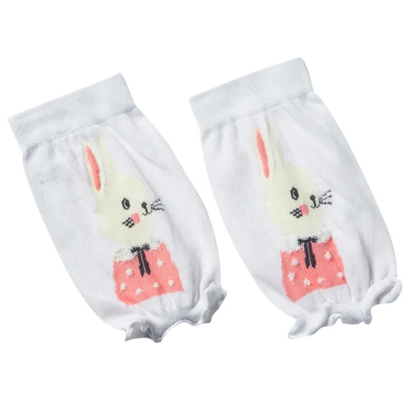 Осенняя согревающая повязка для колена, Детские наколенники для девочек с рисунком кота, противоскользящие носки от скольжения, Детские наколенники для ползания, налокотники, От 8 месяцев до 10 лет