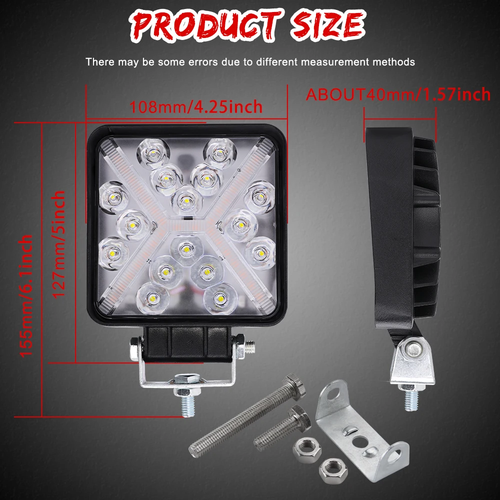 CO LIGHT 9D 4 дюймовая светодиодная балка для внедорожника комбинированный луч