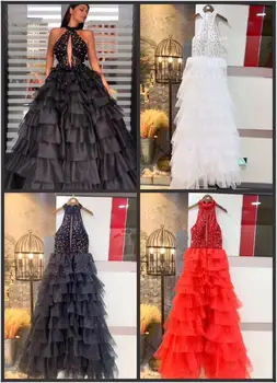 

2020 New Fashion Evening Party Dress Ladies Off the Shoulder Sexy Ball Gown Floor-Length Dance Party Dress