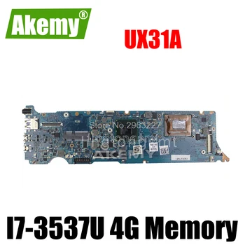 

UX31A Motherboard REV4.1 i7-3537 4G Memory For Asus UX31A UX31A2 Laptop motherboard UX31A Mainboard UX31A Motherboard test OK