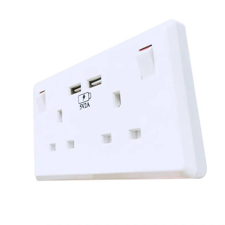 

Switch Socket Panel British-Style Wall Socket 13A British-Style USB Socket British Regulatory Socket British Socket Switch Seat