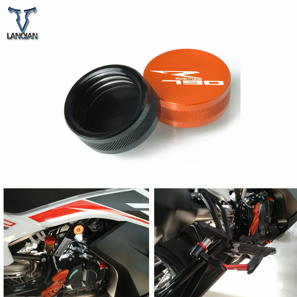 

FOR KTM 790 Adventure R 2019 790 Adventure 2019 Motorcycle Accessorie Rear Brake Master Cylinder Reservoir Cover Cap protector