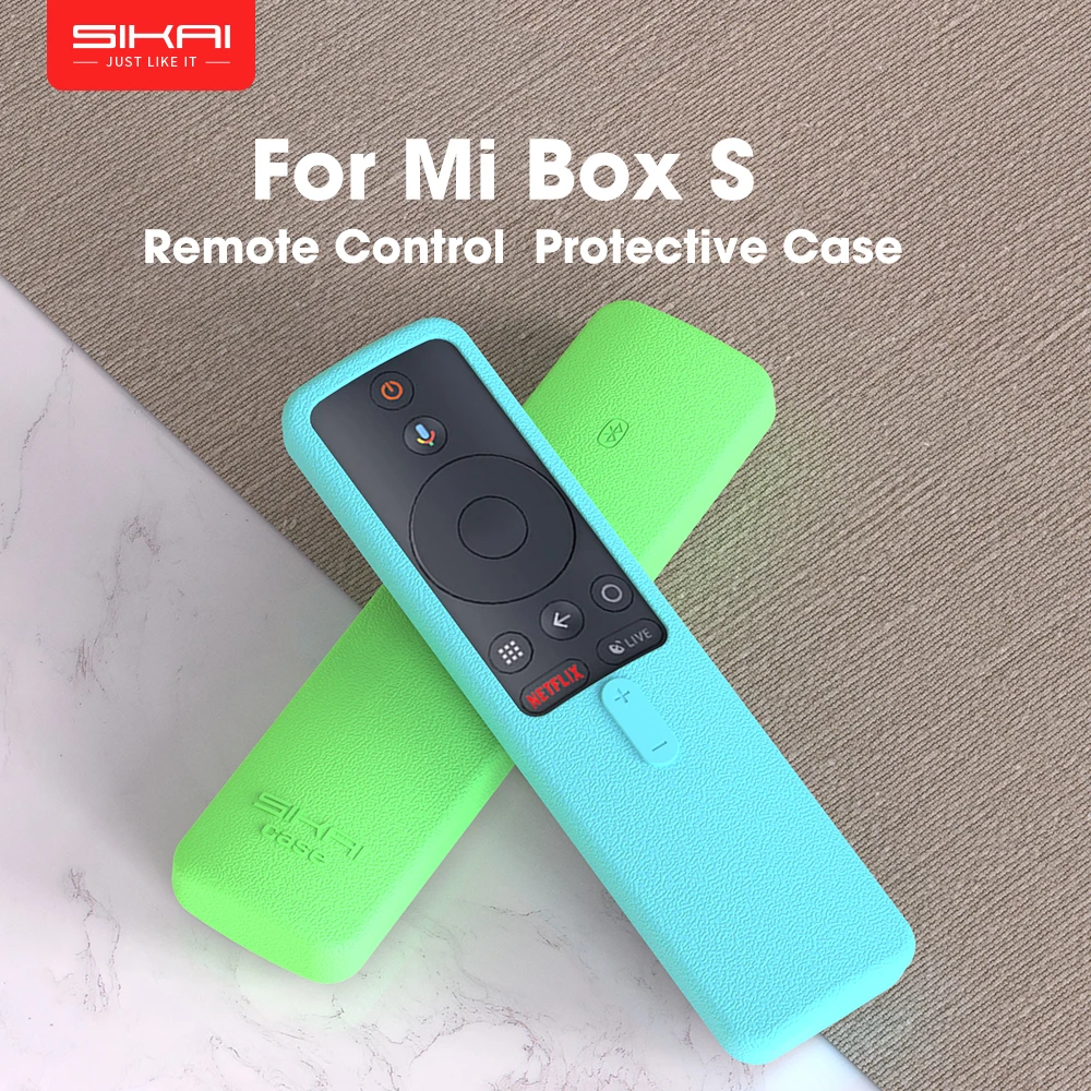 Remote-Case Protector Tv-Stick-Control-Cover Mi-Box Xiaomi Silicone SIKAI for 4X Shockproof