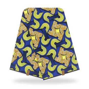 

Most popular Ankara wax prints Fabric High Quality African wax 6 Yards 100% Cotton Fabric Nigeria Wax Fabric For Party dress