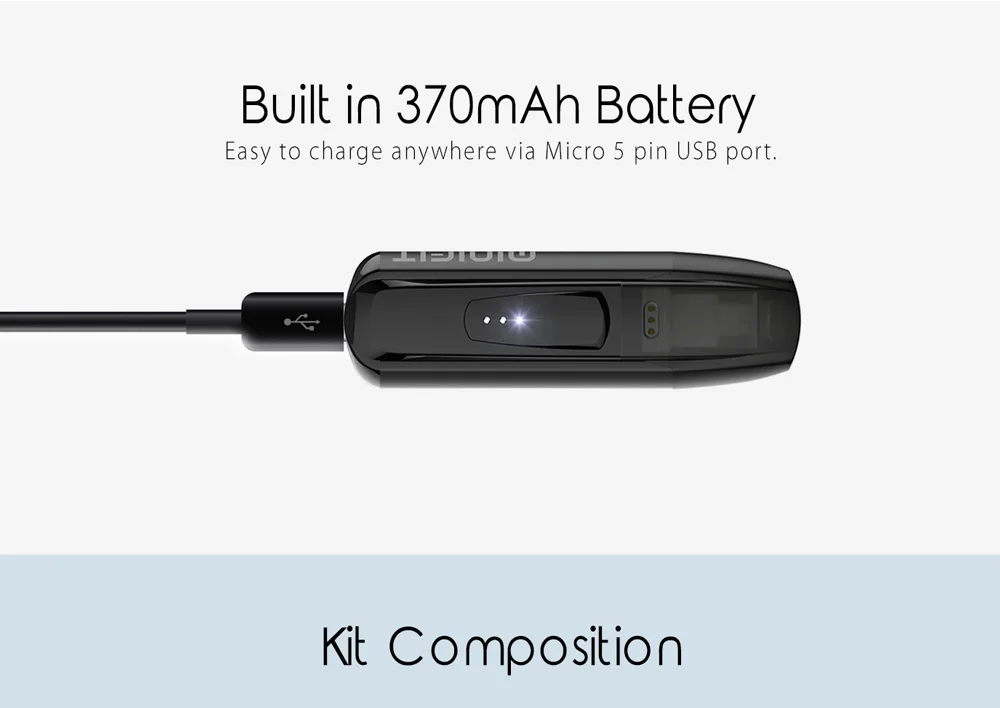 Justfog minifit стартовый набор 370 мАч vape мини стартовый набор и новейший Minifit керамический Pod 1,5 мл емкость Pod электронная сигарета vape комплект