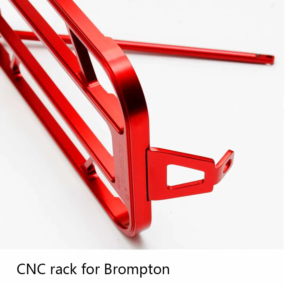 Aceoffix CNC Сверхлегкий Алюминиевый сплав задняя стойка для Brompton складные велосипеды аксессуары стойка
