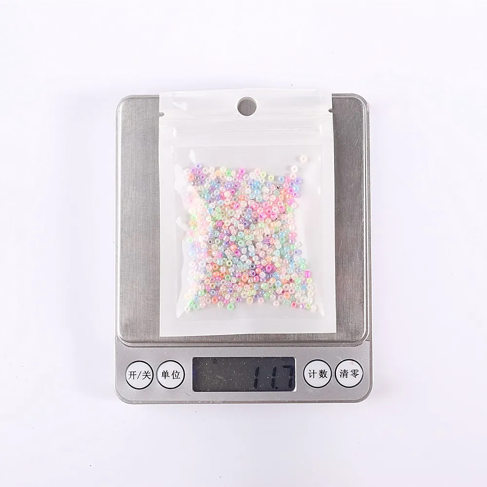 2/3/4mm Cream Glass Beads Glossy Czech Round Spacer Glass Bugle Seedbeads For Jewelry Making Necklace Bracelet Diy Accessories