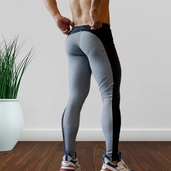 Pantalons de Compression Collants de Sport pour les Hommes D'entraînement Couche de Base Active Frais et Sec Leggings Gym Bas 1