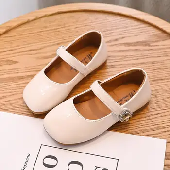 

Kids Shoes Girls Flat Princess Shoes Fashion Children Shoes Leather Fashion Girls Party Dress Wedding Dance Shoes