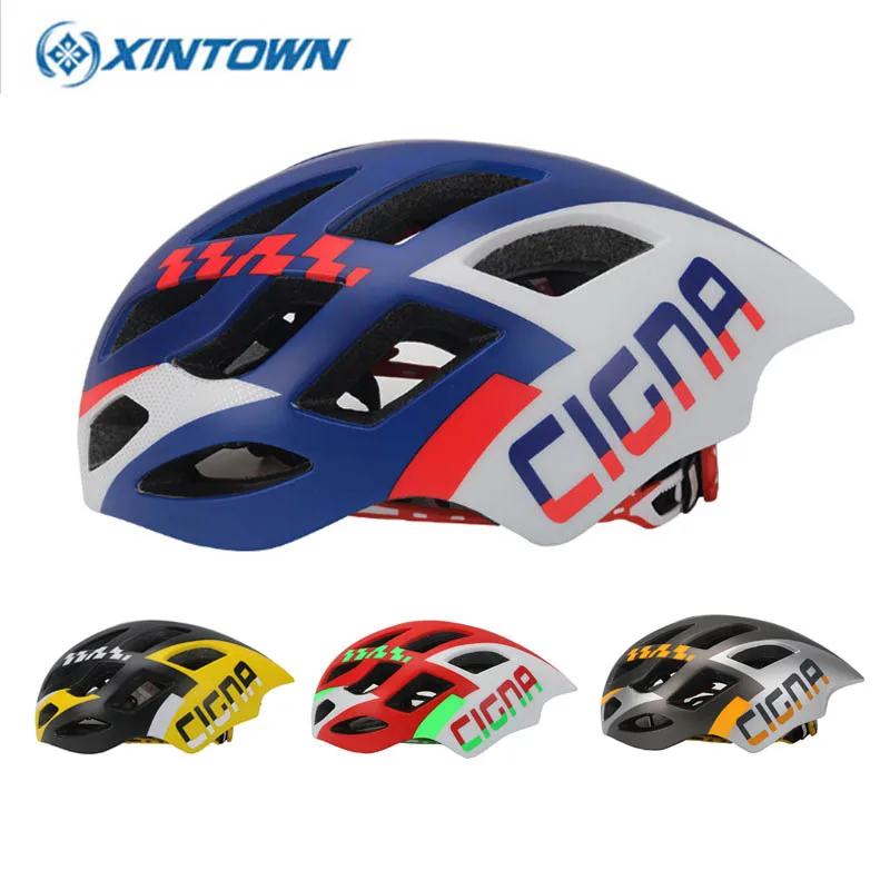 

XINTOWN Mens Cycling Road Mountain Bike Helmet Ultralight EPS+PC Bicycle Helmet Mtb Triathlon Cycling Skate Helmet Safely Cap