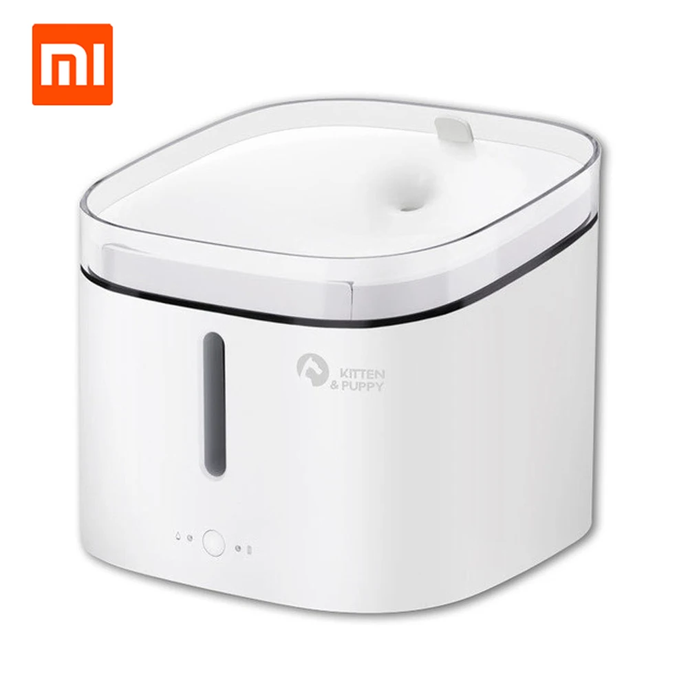 Диспенсер для воды домашних животных Xiaomi емкость 2 0 л автоматический полезный и
