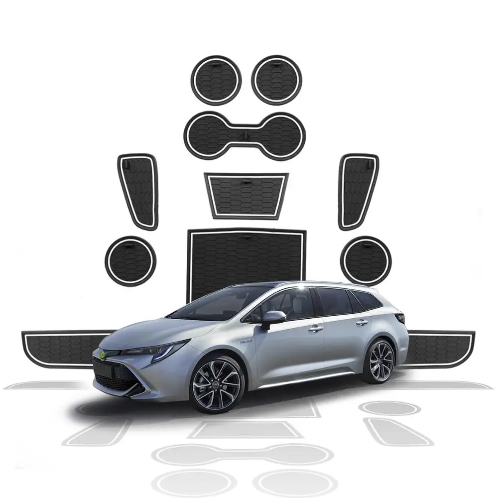 LFOTPP автомобильный слот для ворот коврик Corolla E210 2019 2020 Противоскользящий дверная