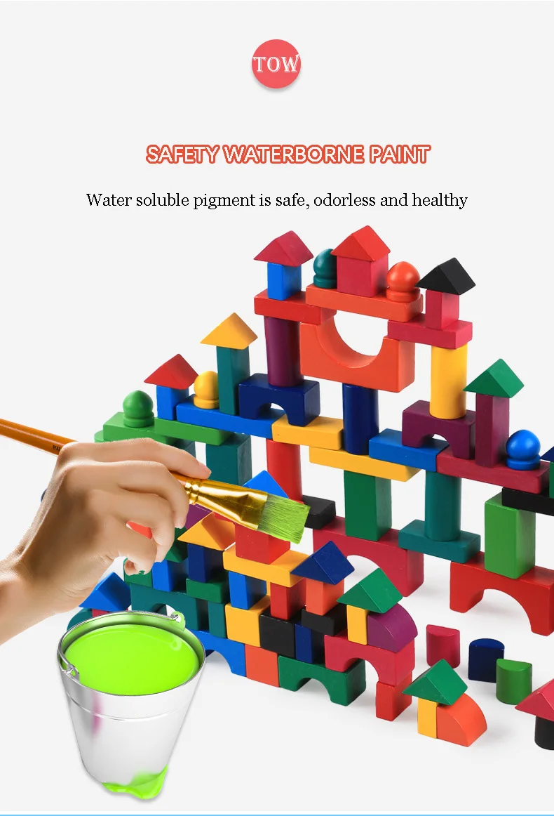 Grãos de Madeira Blocos de Construção em Brinquedo Infantil para Jardim de Infância Brinquedo Infantil Educativos Montessori 2 High Quality Brinquedos e hobbies