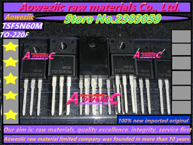 Aoweziic новая импортная оригинальная TSF2N60M 2N60 2A 600V TSF5N60M 5N60 4.5A 600V TSF8N60M 8N60 8A 600V TO-220F МОП-транзистор