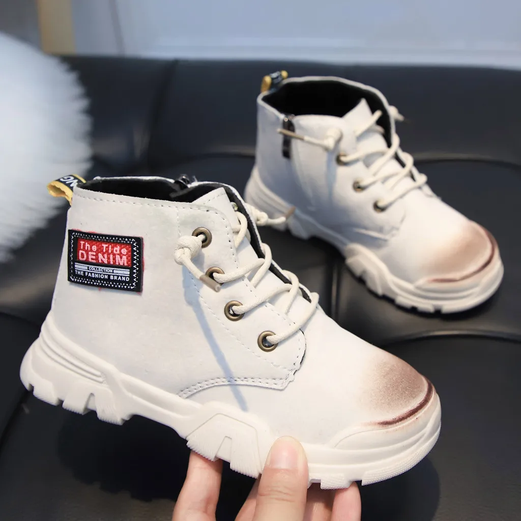 Baby Toddler Girls Boys Winter Ankle Boots Casual Shoes 1-8 Years Old Kids Fashion Sport Short Bootie