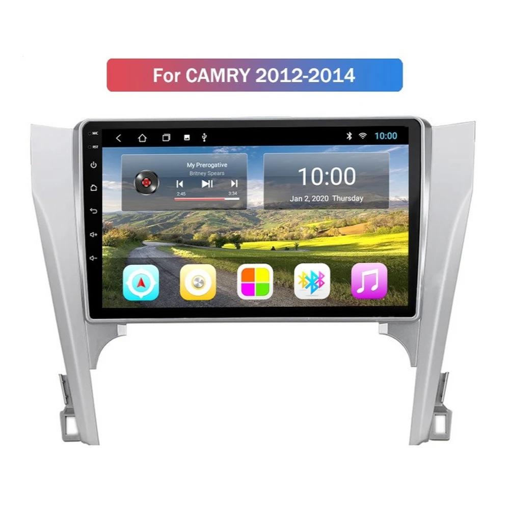 Автомагнитола для TOYOTA CAMRY 10 0-2012/AURION 2014 Android 2012 Восьмиядерный процессор