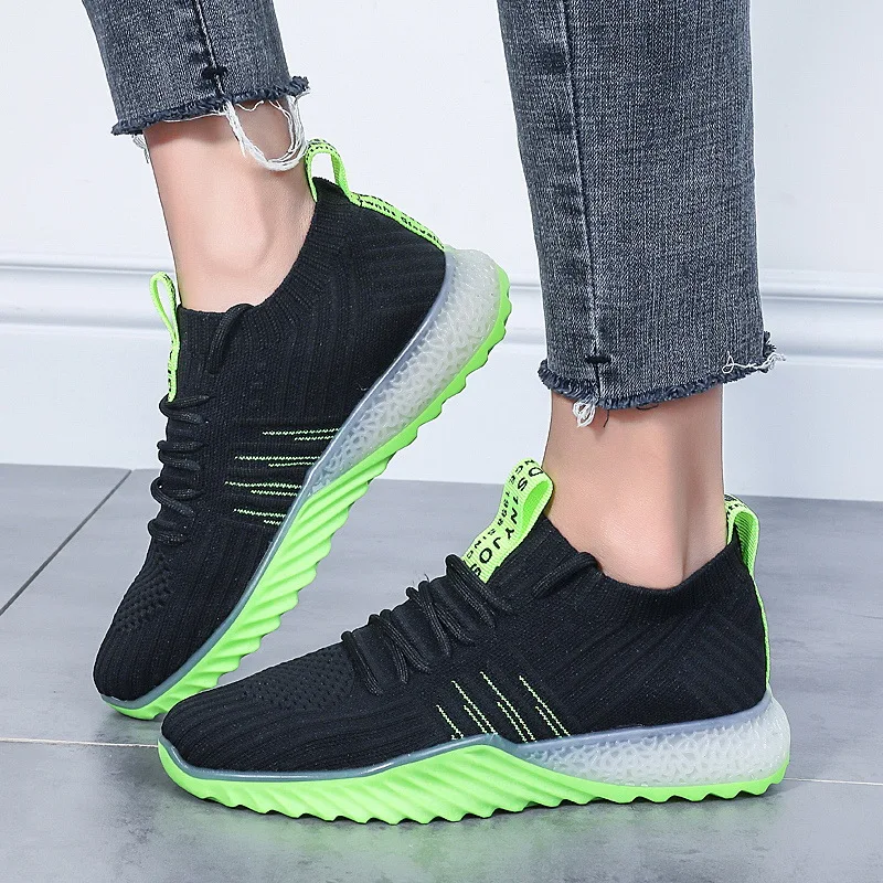 

2019 New Style Summer Athletic Shoes Punched Sheet Surface Running Shoes Women's Korean-style Students Lightweight Casual Versat