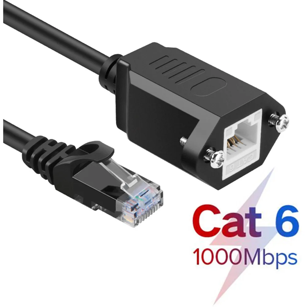 

Cat6 Ethernet Extension Cable RJ45 Cat 6 Male to Female Rj45 Ethernet Lan Network Cable Adapter for PC Laptop 0.5m 2m 3m