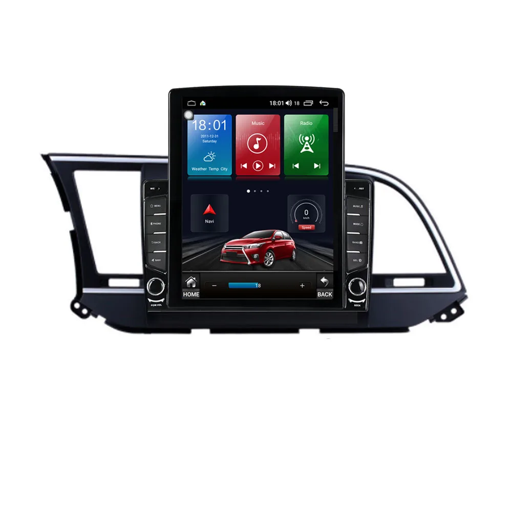Автомагнитола Tesla для Hyundai Elantra мультимедийный видеоплеер на Android 9 7 10 1 дюйма GPS RDS