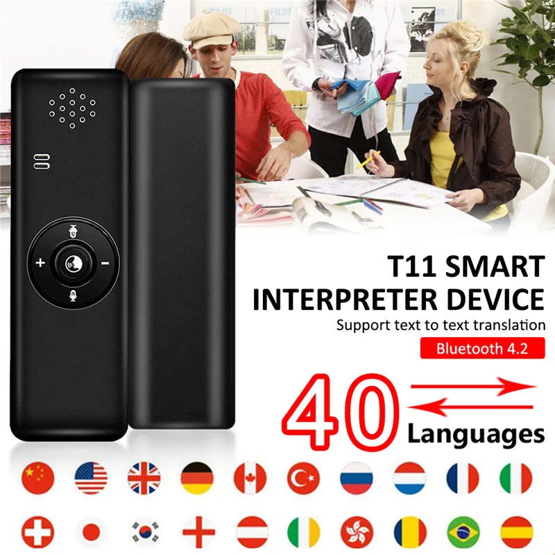 Умный мгновенный голосовой переводчик в реальном времени Translaty Enence многоязычный переводчик 40+ языков для IOS и Android смартфонов