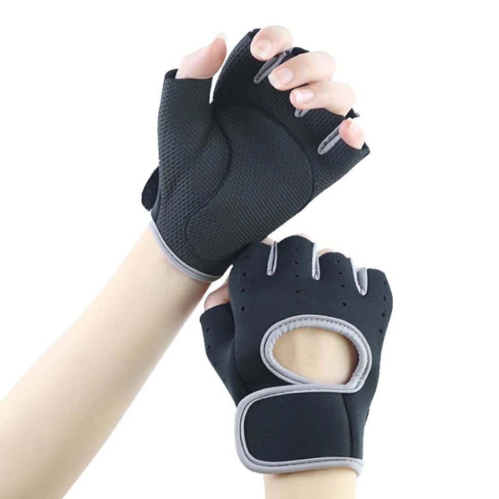Soft Half Finger Weight Lifting Glove For Gym Training Body Building Fitness