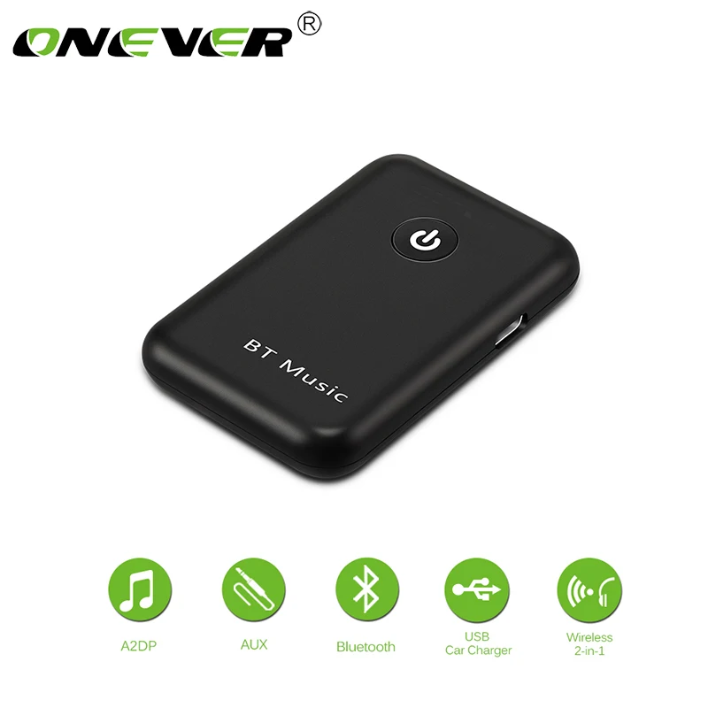 Onever беспроводной Bluetooth приемник V4.2 автомобильный громкой связи разъем 3 5 мм AUX
