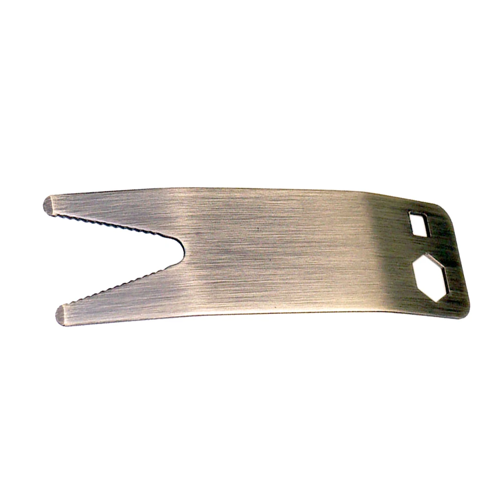 Guitar Bass Stainless Steel Multi-Tool Spanner Wrench For Guitar Knob Tuner