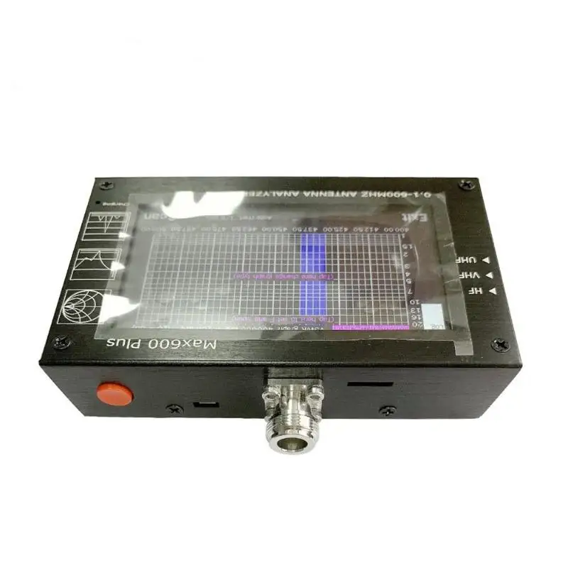 Max600 Plus HF/VHF/UHF 0,1-600 МГц антенна векторный анализ сети Многофункциональный анализатор прочные Анализаторы спектра