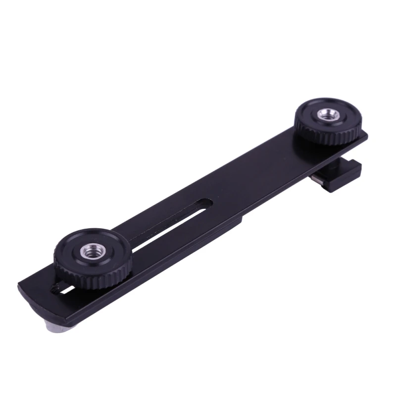 

11 Straight Flash Bracket Tripod Nodal Slide Tripods Rail Quick Release Plate Clamp Adapter Photography Accessories