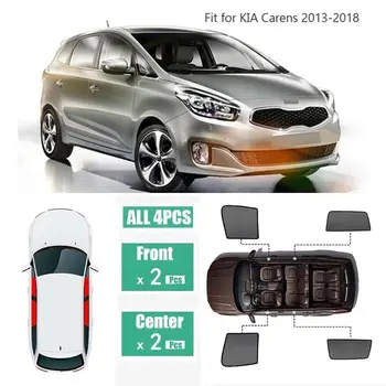 

For Kia Carens 2013-2018 4Pcs Windows Sunshade UV Ray Protector Mesh Block Privacy Visor