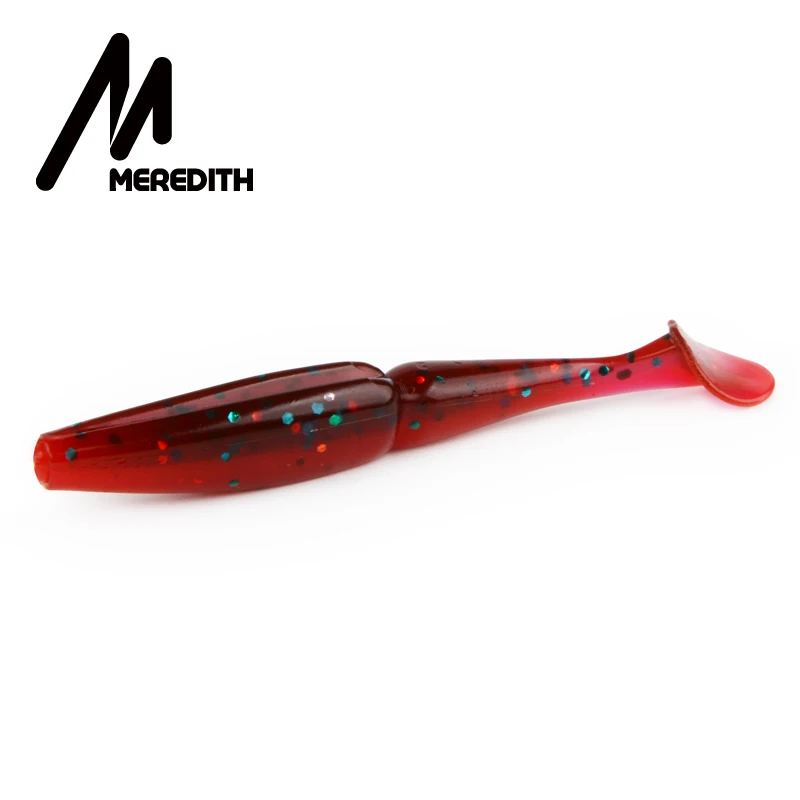 Мередит качество приманки Crazy Shine Shad 10 шт. 90 мм 6 г Pesca рыбалка мягкие воблеры, силиконовые приманки воблеры Leurre soule - Цвет: A