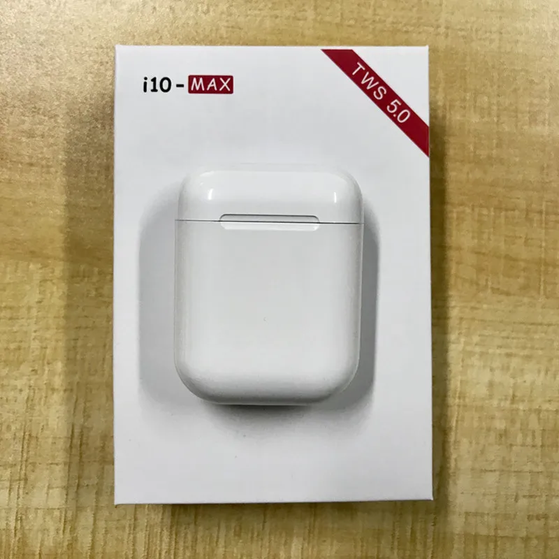 i10 max I10 MAX спортивная беспроводная гарнитура с Bluetooth i9s tws i10 наушники не i13 i11 i4tws для всех телефонов - Цвет: i10 max