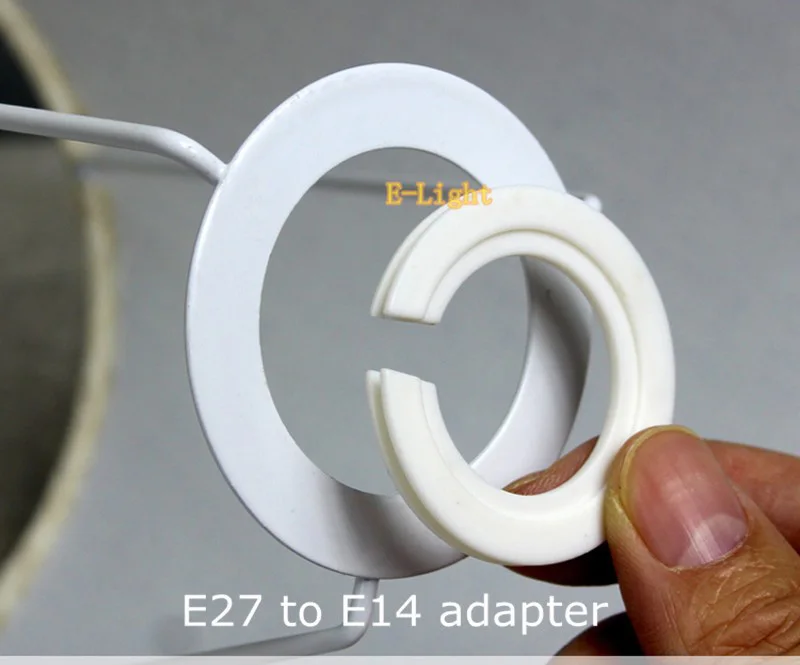 

Lampshade Ring Adapter Lamp Light Shades Socket Reducing Ring Adapter Washer for E27 To E14 Lamp Shades Accessories