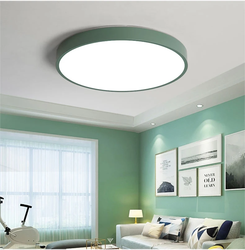 Luzes de Teto Quarto da Lâmpada do Teto Luzes da Sala Pode Escurecido Moderno Nordic Crianças Plafonnier Plafondlamp 5cm Fino Led Ser 17 quarto das crianças, para quarto