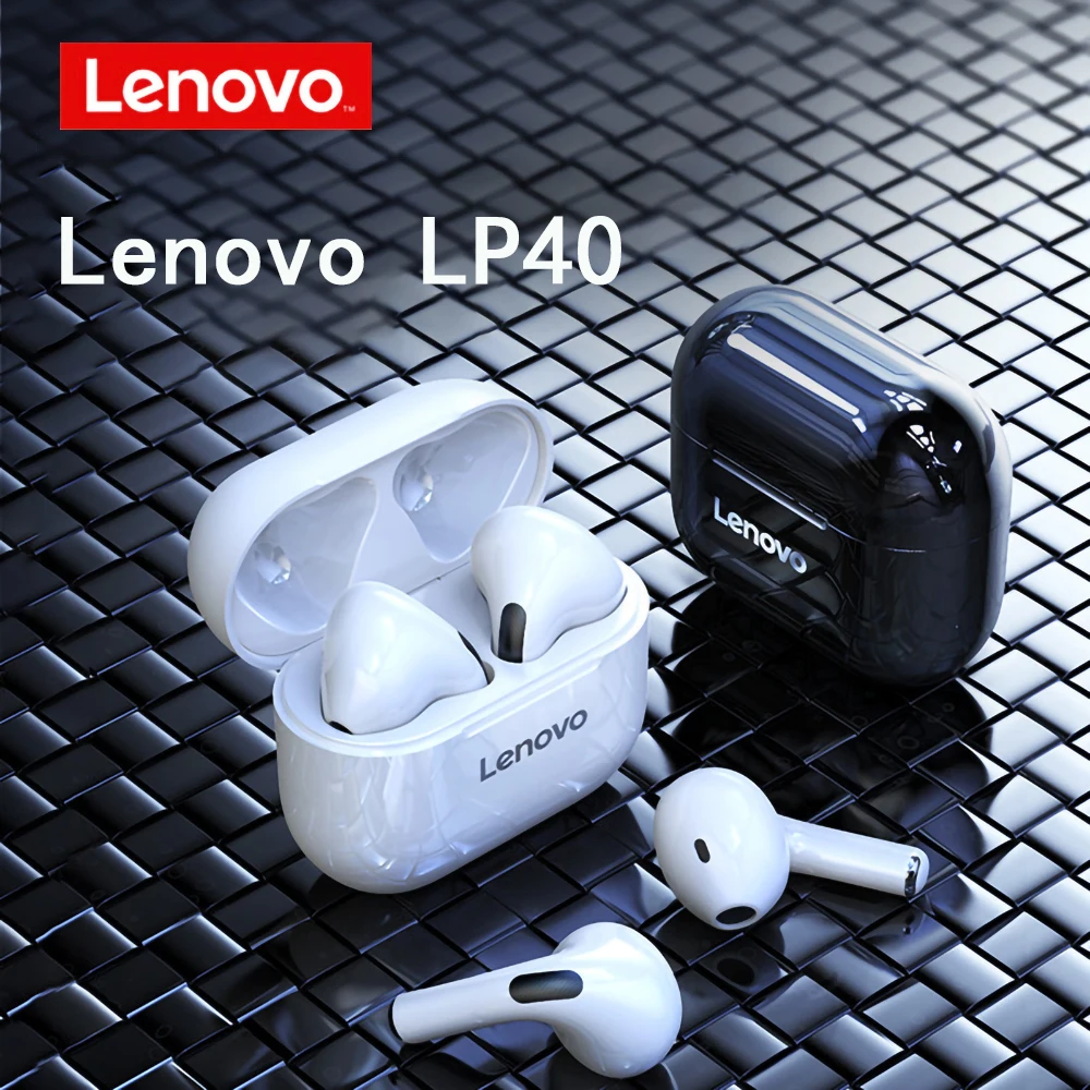 Jual Lenovo Lp40 Wireless Headphones 