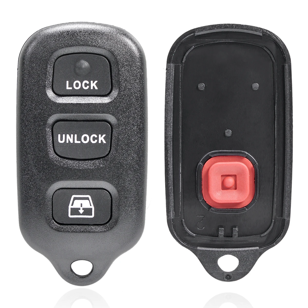 4 Buttons Auo Car Key Fob Shell Replacement Keyless Remote Key Case Cover Fit for TOYOTA 4Runner Camry