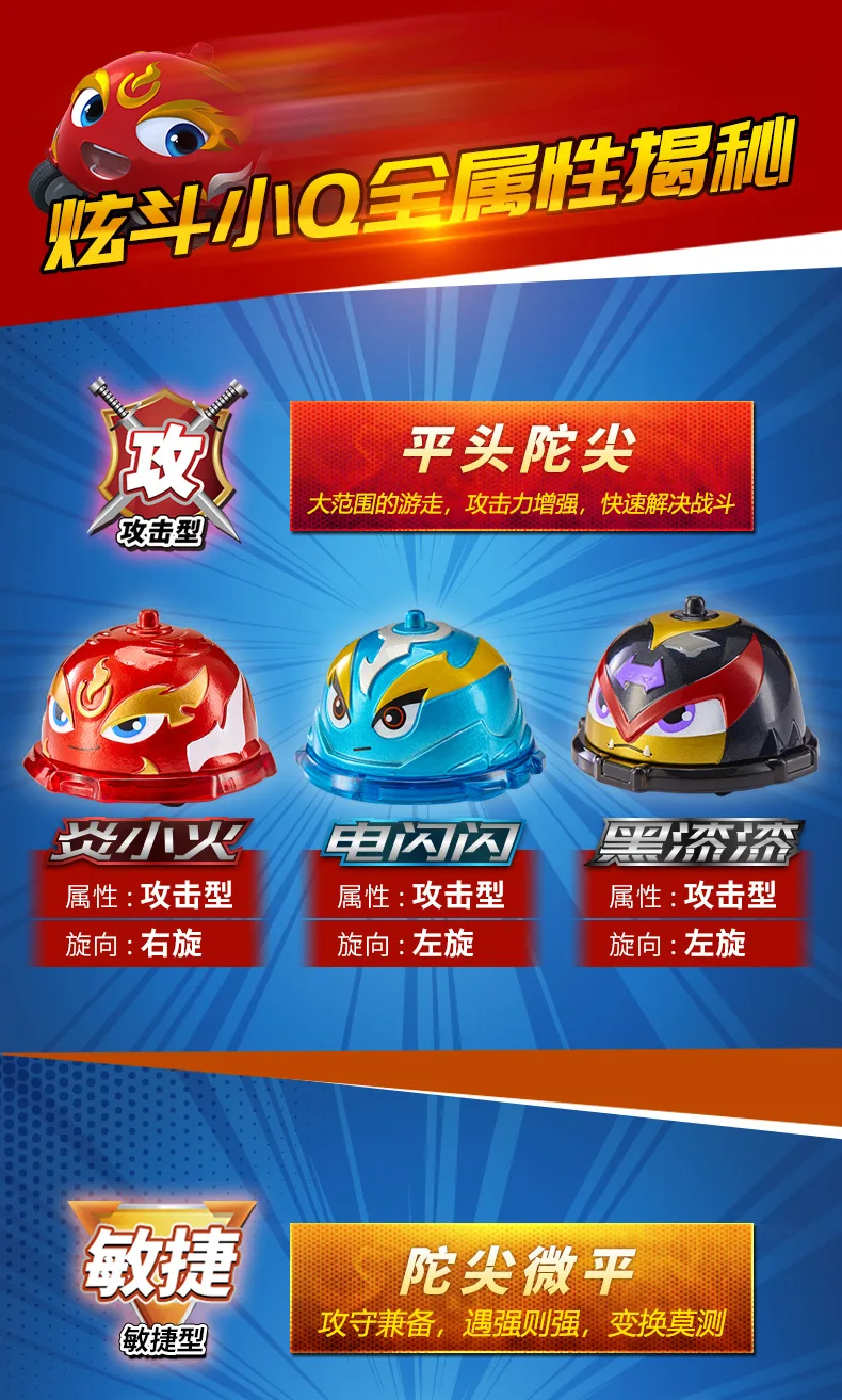 Подлинный продукт Hyun ведро маленький Q Spinner вращающийся tuo luo детский инерционный маленький Q Meng маленький автомобиль мальчик игрушка сплав версия th